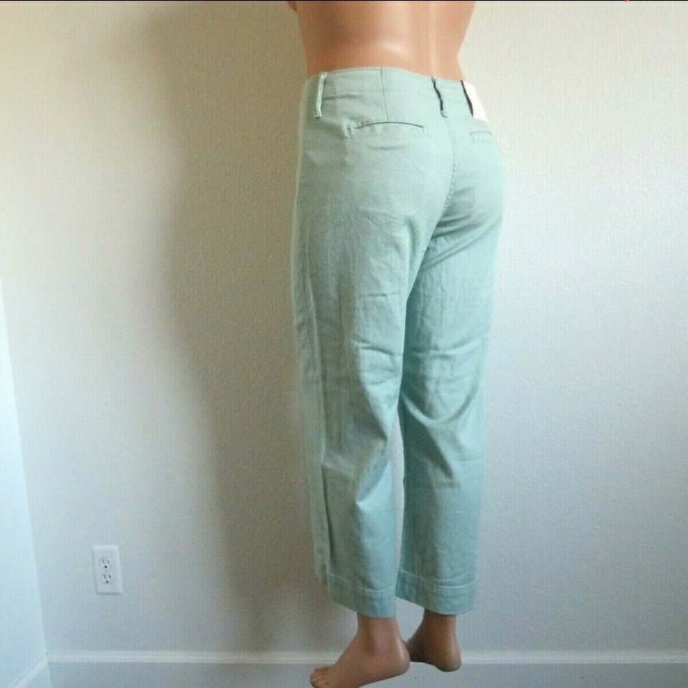 Plus Size 16 Wide Leg Cropped Jeans Pants NWT